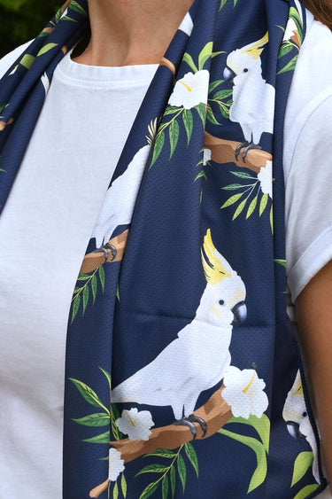 Cooling Towel - Cockatoo Blue - Wildlyready