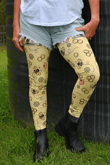 Gardening Protection Leg Sleeves - Bees - Wildlyready