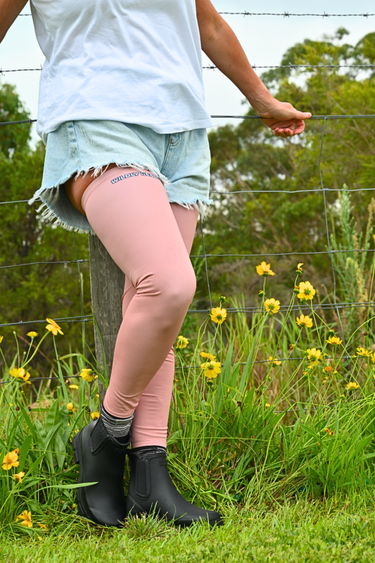 Gardening Protection Leg Sleeves - Beige - Wildlyready