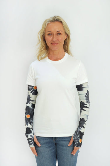 Gardening Protection Sleeves - Floral Black - Wildlyready