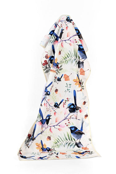 Cooling Towel - Blue Wren Cream - Wildlyready