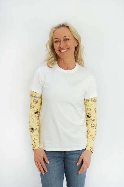 Cycling Protection Sleeves - Bees - Wildlyready