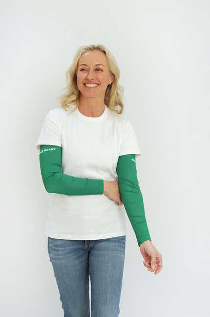 Cycling Protection Sleeves - Green - Wildlyready