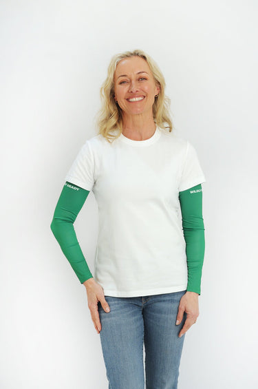 Cycling Protection Sleeves - Green - Wildlyready