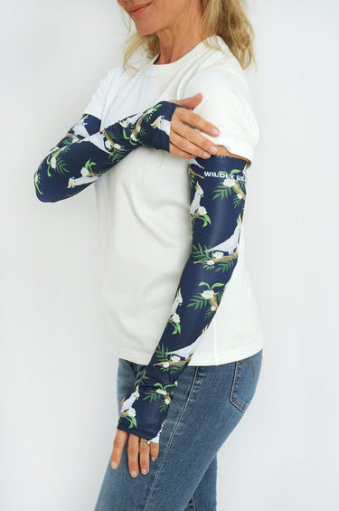 Driving Protection Sleeves - Cockatoo Blue - Wildlyready