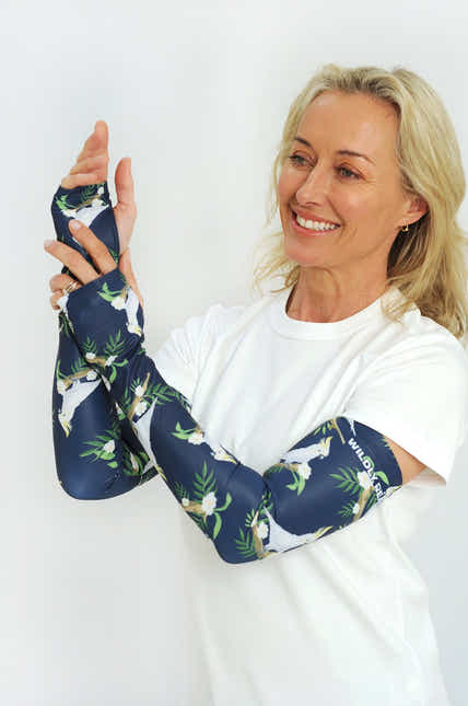 Driving Protection Sleeves - Cockatoo Blue - Wildlyready