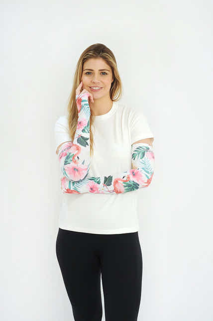 Driving Protection Sleeves - Flamingo White - Wildlyready