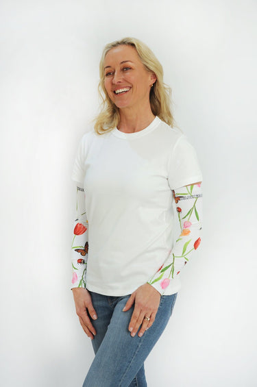 Driving Protection Sleeves - Tulip White - Wildlyready