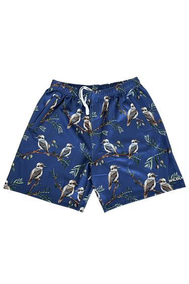 Everyday Outdoor Longline Shorts - Kookaburra Blue - Wildlyready