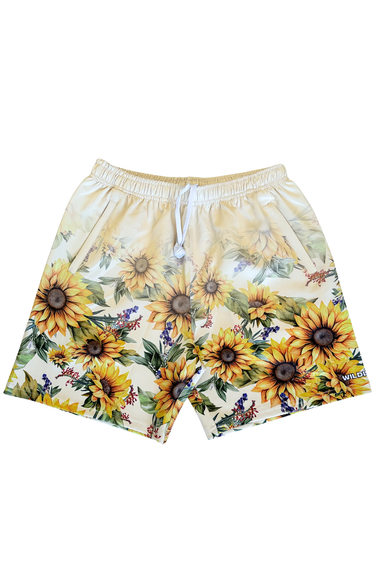Everyday Outdoor Longline Shorts - Sunflower Cream - Wildlyready