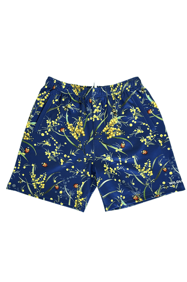 Everyday Outdoor Longline Shorts - Wattle Blue - Wildlyready