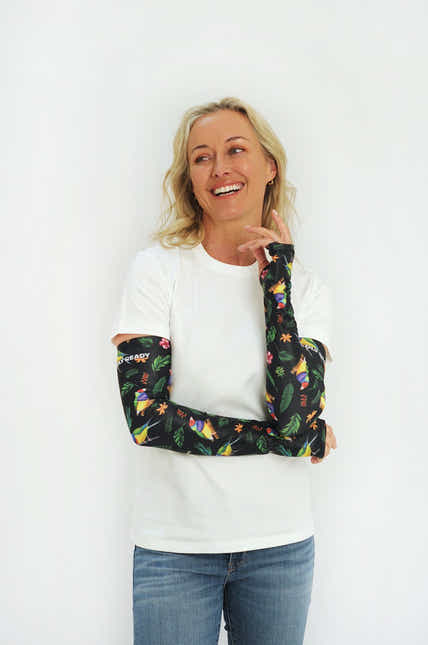 Gardening Protection Sleeves - Finch Black - Wildlyready