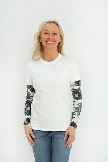 Gardening Protection Sleeves - Floral Black - Wildlyready