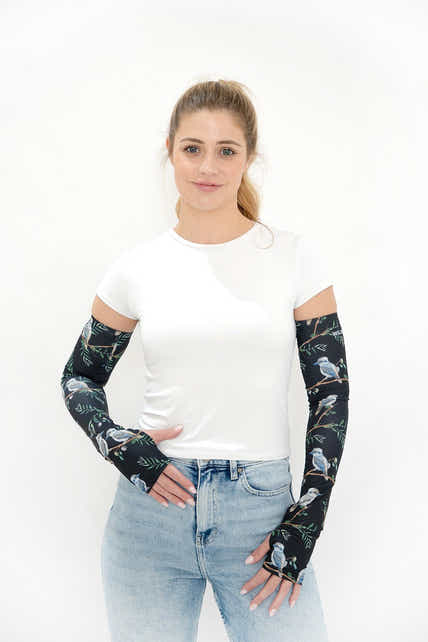 Gardening Protection Sleeves - Kookaburra Black - Wildlyready