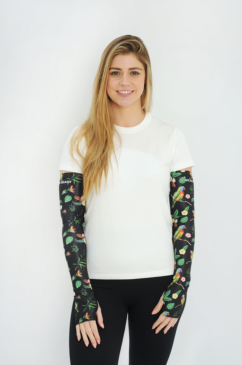 Gardening Protection Sleeves - Lorikeet Black - Wildlyready