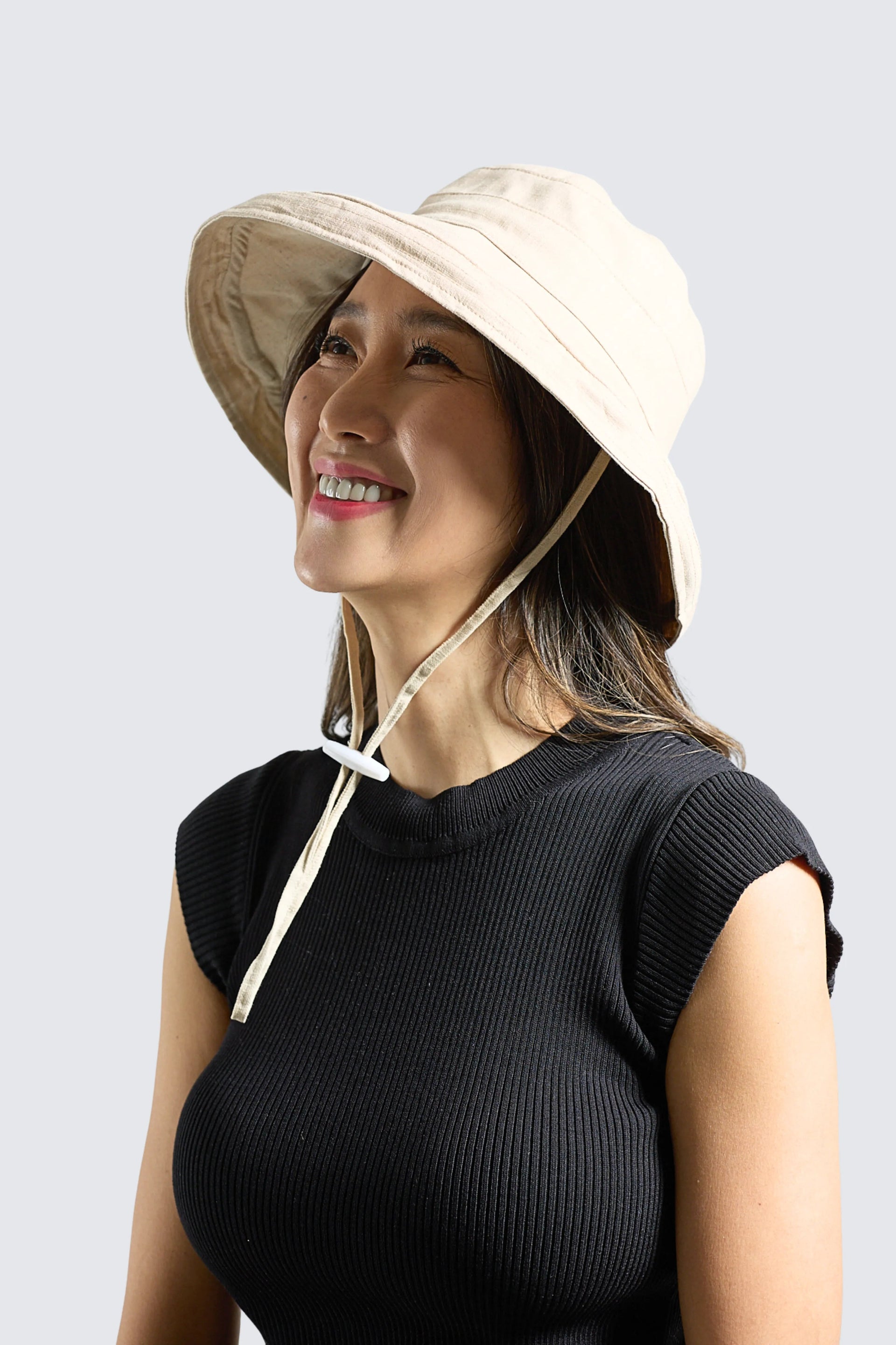 The Sundrift Packable Wide Brim Hat UPF50+ Beige - Wildlyready